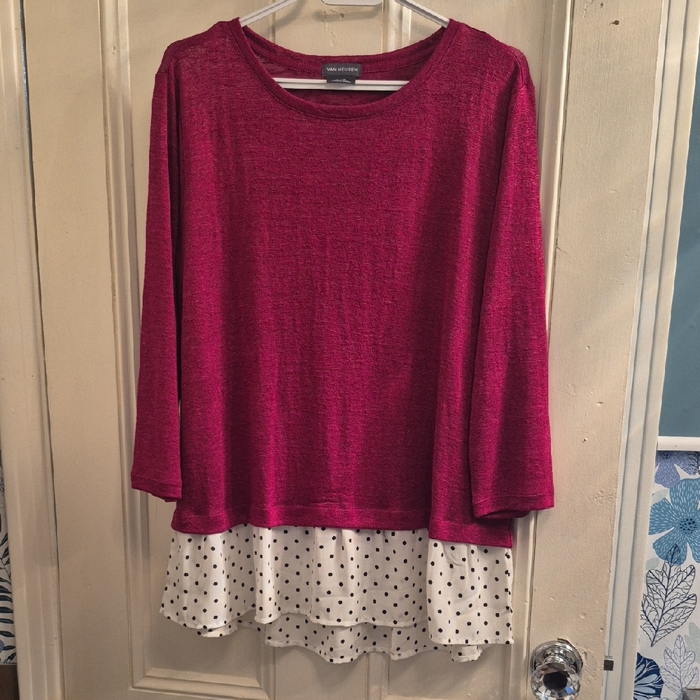 NWOT Van Heusen Top